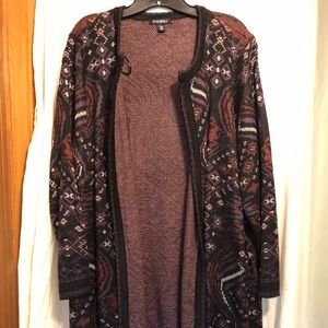 Long Patterned Cardigan -Roz & Ali (Dress arn)
